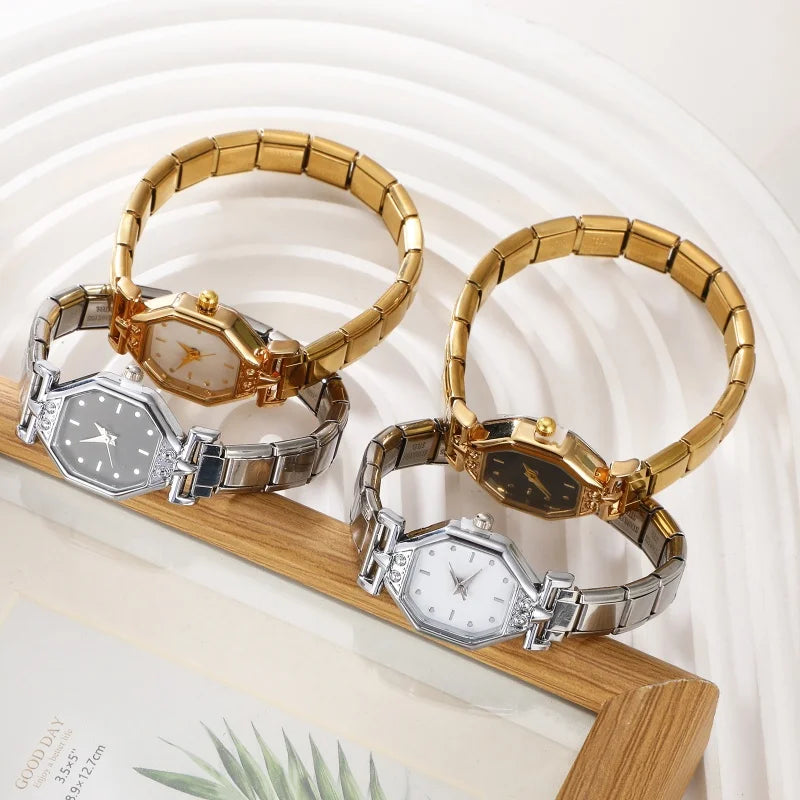 2025 Fashion Women's Men's Stainless Steel Oval Heart Square High Quality Watch Bracelet For Friend Birthday DIY Bracelet Gift