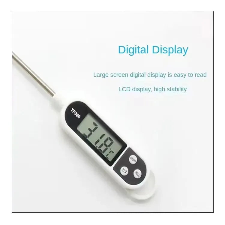 Digital Kitchen Thermometer Instant Read Meat Temperature Probe for Cooking BBQ Food LCD Display