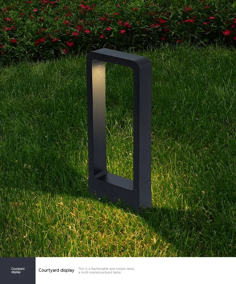 LED10W Lighting Lawn Lamp Outdoor Waterproof IP65 Aluminum Alloy Chinese-Style Arch Shape Park Villa Garden Landscape Decoration
