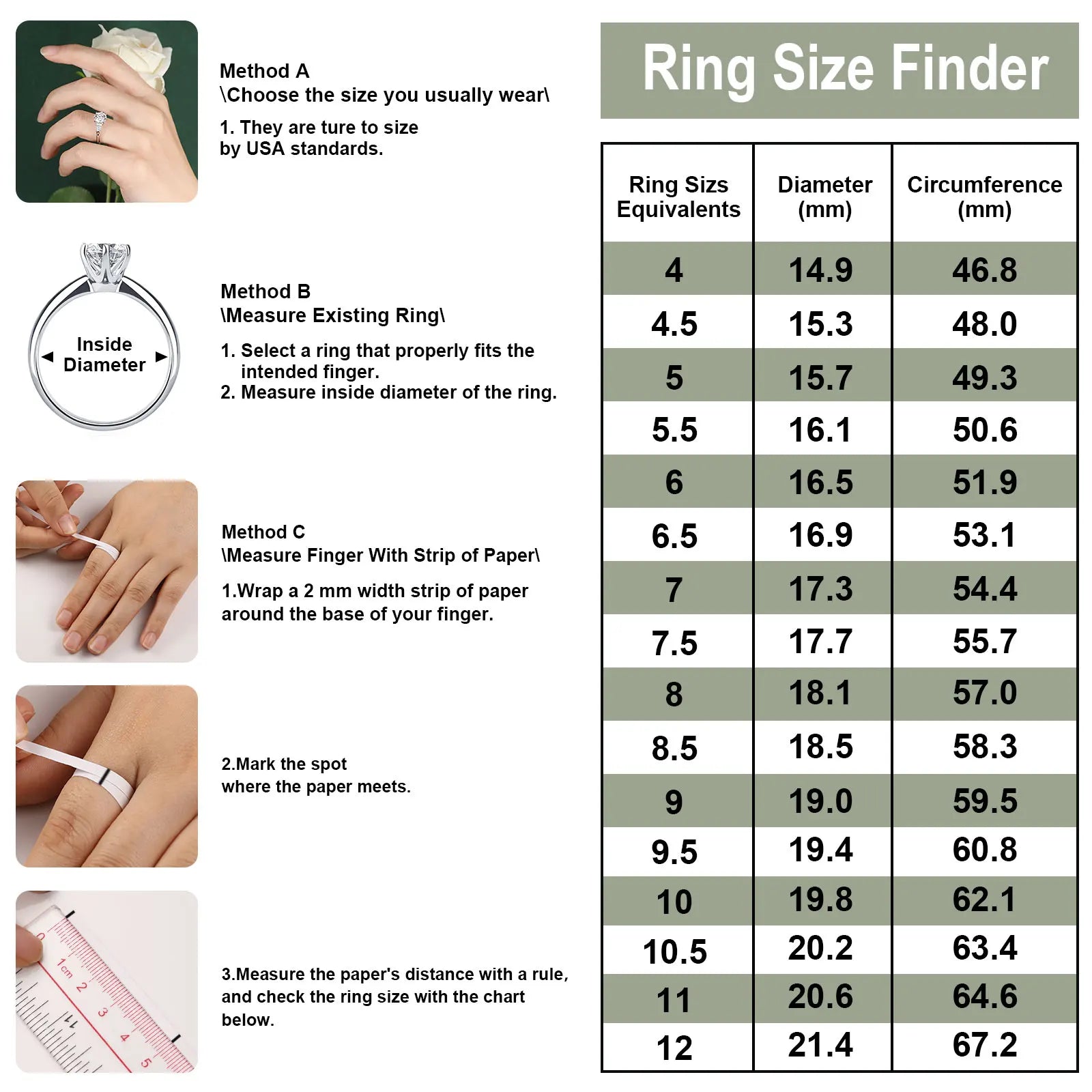 Full Moissanite Ring Dating Couple Promise Rings 925 Sterling Silver D Color VVS1 Diamond Wedding Bands for Women Fine Jewelry