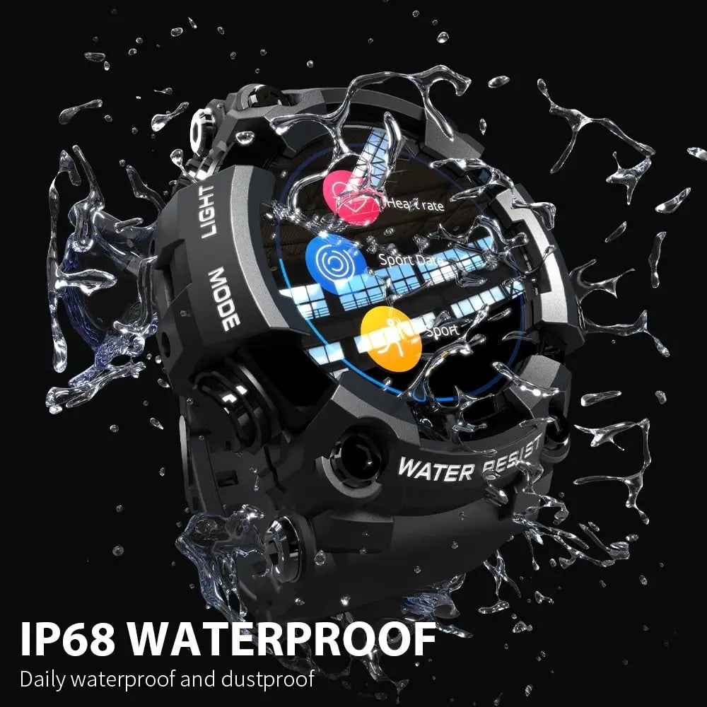 Fitness Smart Watch for Men with Heart Rate