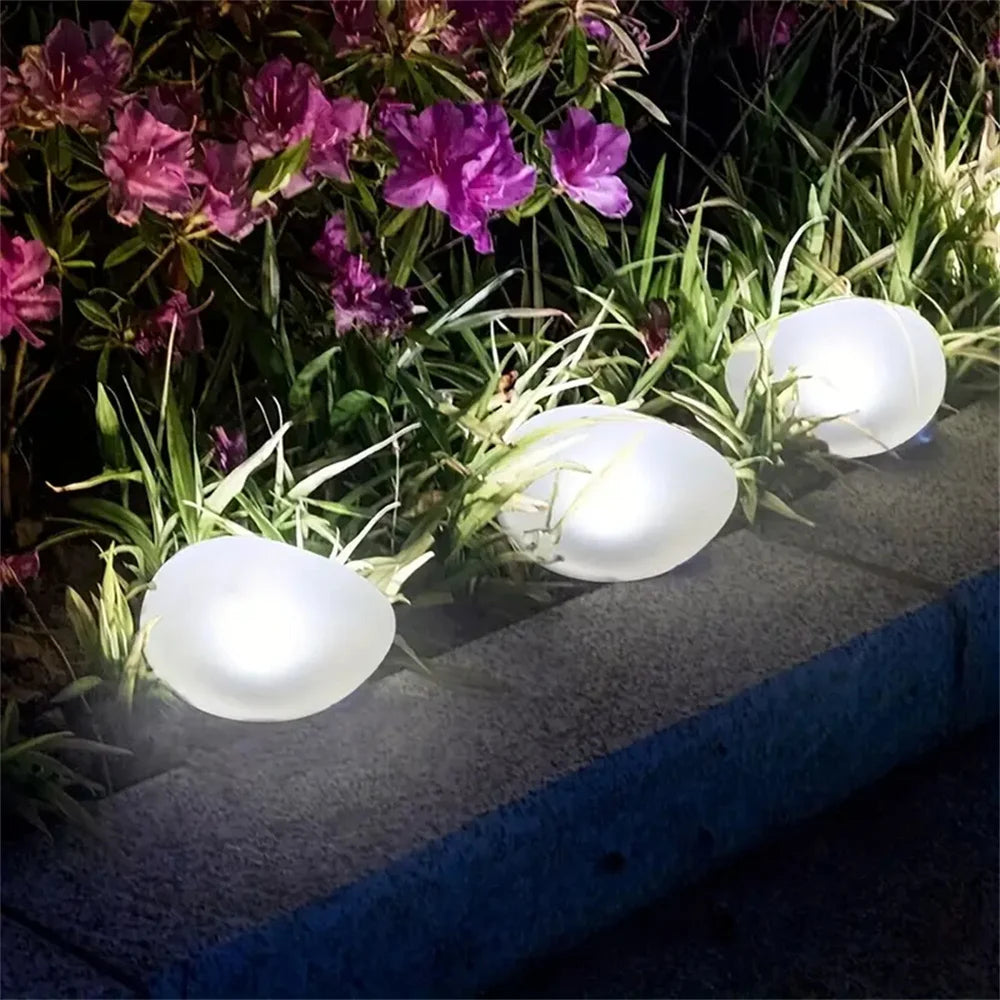 Solar LED Garden Lawn Glowing Globe Light Waterproof Patio Lawn Landscape LED Ball Lights Ambient Outdoor Garden Lamp Lights