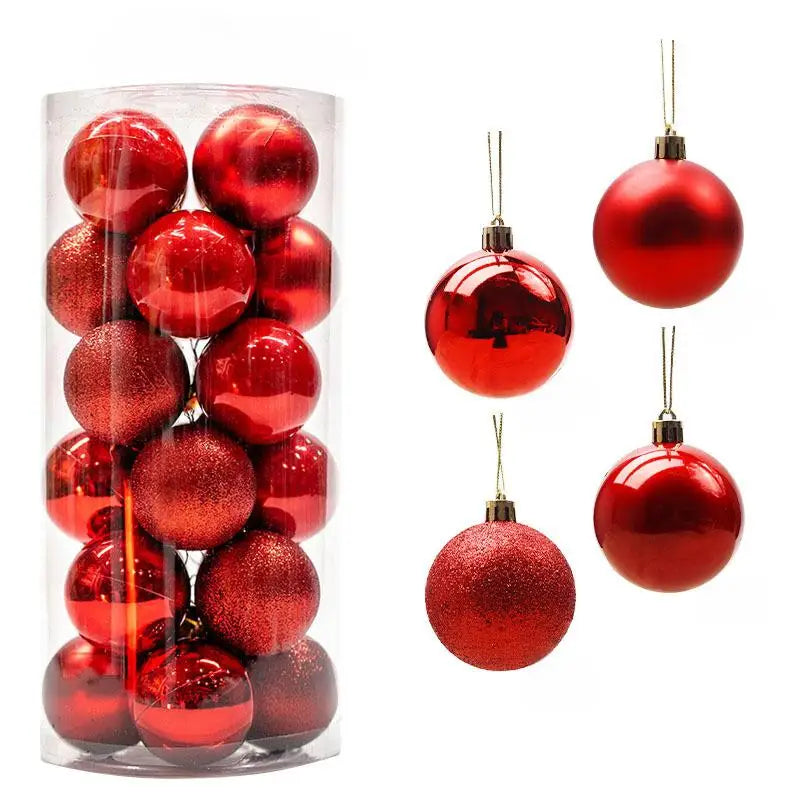 32 Style Christmas Balls Gold Red Christmas Tree Decoration Hanging Bauble Balls Pendant Xmas Party Supplies New Year Gift 2026