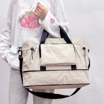 Large Travel Duffle Bag with Trolley Sleeve