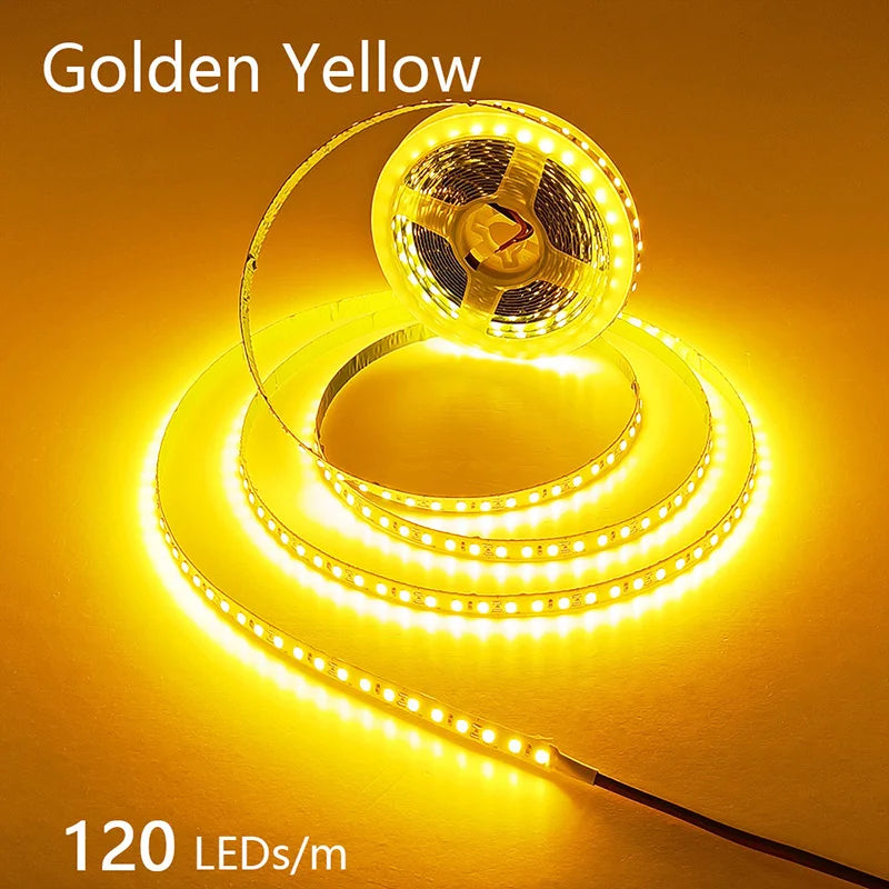 2835 5M 300 600 1200LEDs LED Strip DC12V 24V 120LEDs/m Home Waterproof IP65 Lamp Strip  Flexible And Cuttable Soft Lamp Bar