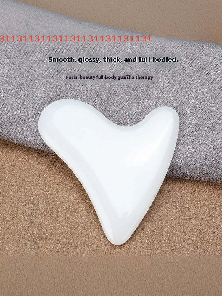 Skin Care Beauty Health Massager Tool High Silicon Glass Gua Sha Board Facial Scraper Plate for Face Body Neck Leg
