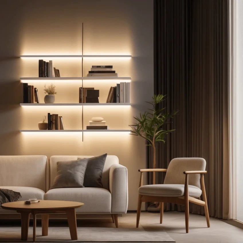 5V USB COB LED Light Strip Linear Touch Dimmable Flexible Diode Tape Home Christmas Lights TV Mirror Backlight Room Decoration