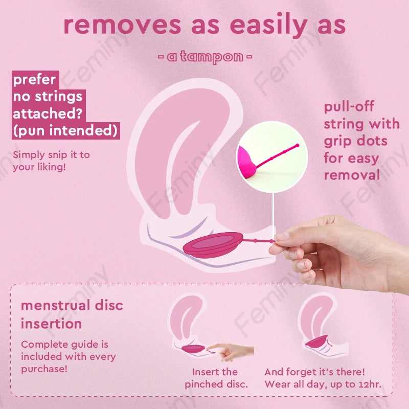 Medical Silicone Menstrual Disc With String Menstrual Cup Period Menstrual Collector Menstruation Disk Women Health Care Hygiene