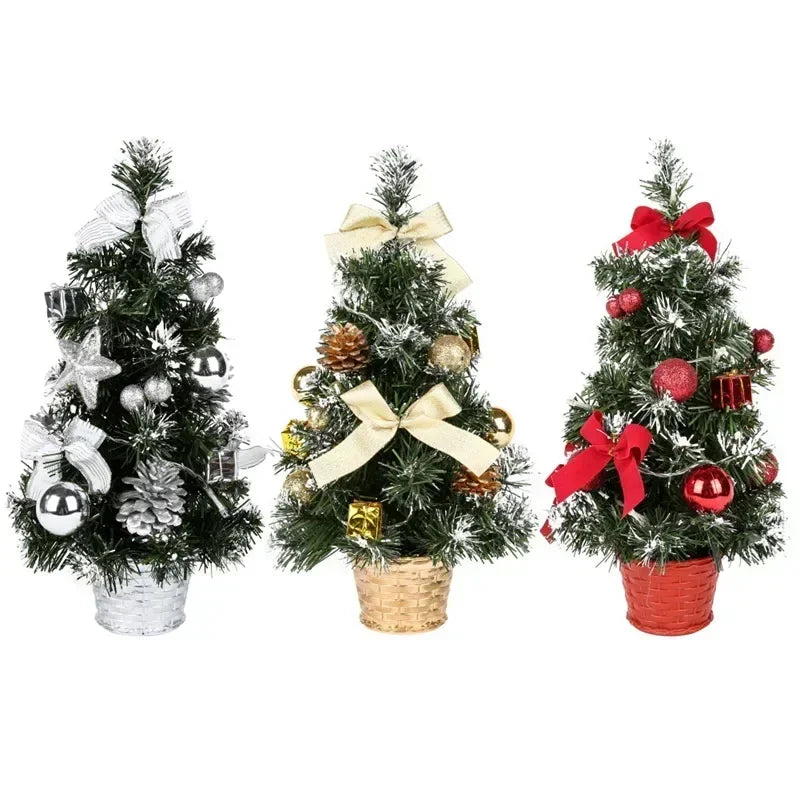 1PC LED Christmas Tree Nightlight LED Light Pine Needle Tree Mini Xmas Tree Christmas Decoration  Ornament New Year Gift 40CM