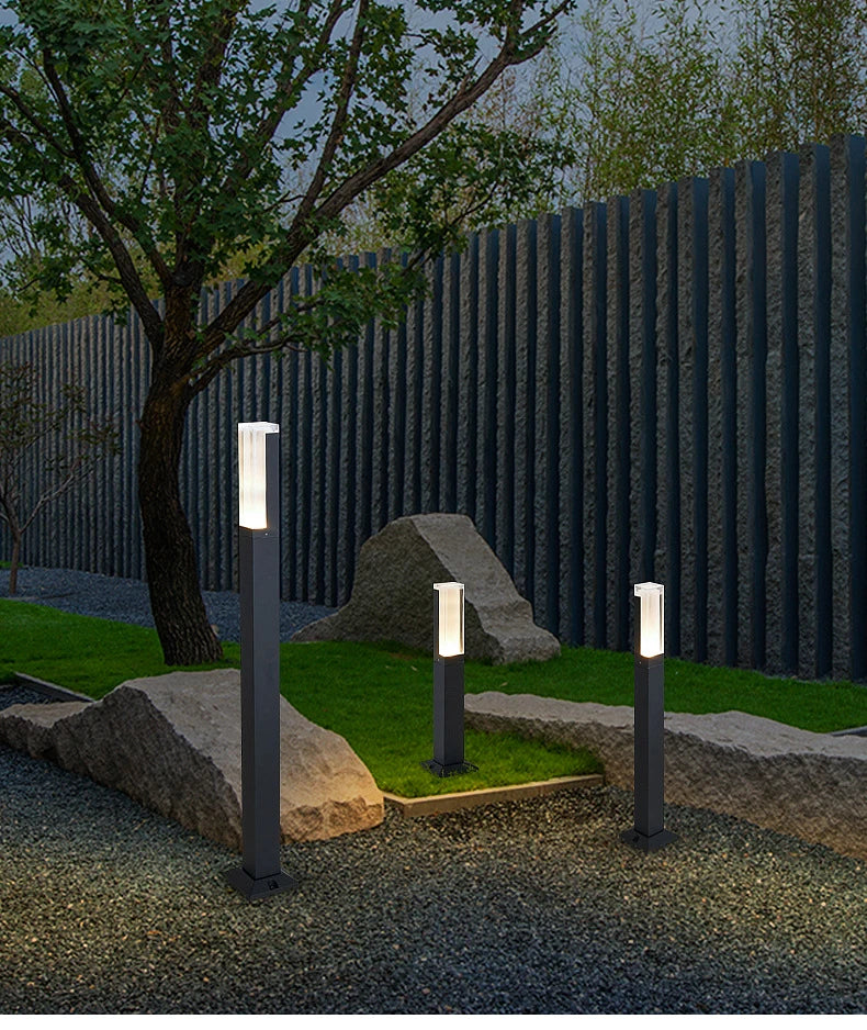 Outdoor Waterproof Lawn Lamp Modern Minimalist Villa Garden Lights Community Courtyard Path LED Landscape Lighting AC110/220V