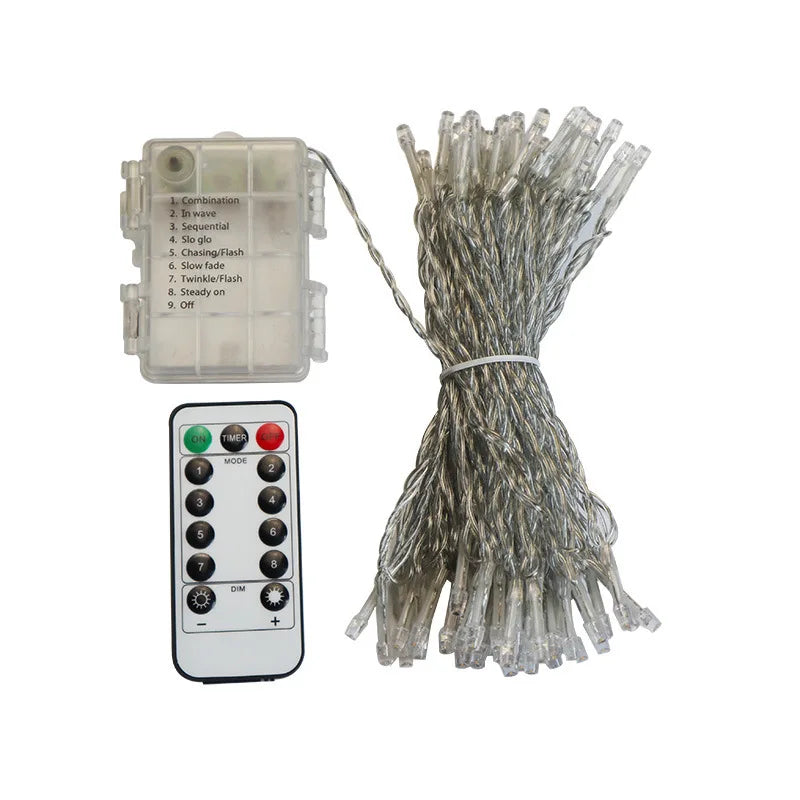 Christmas Lights Battery Operated 50/100/160Led String Light for Garland Wedding Party Holiday Decorations