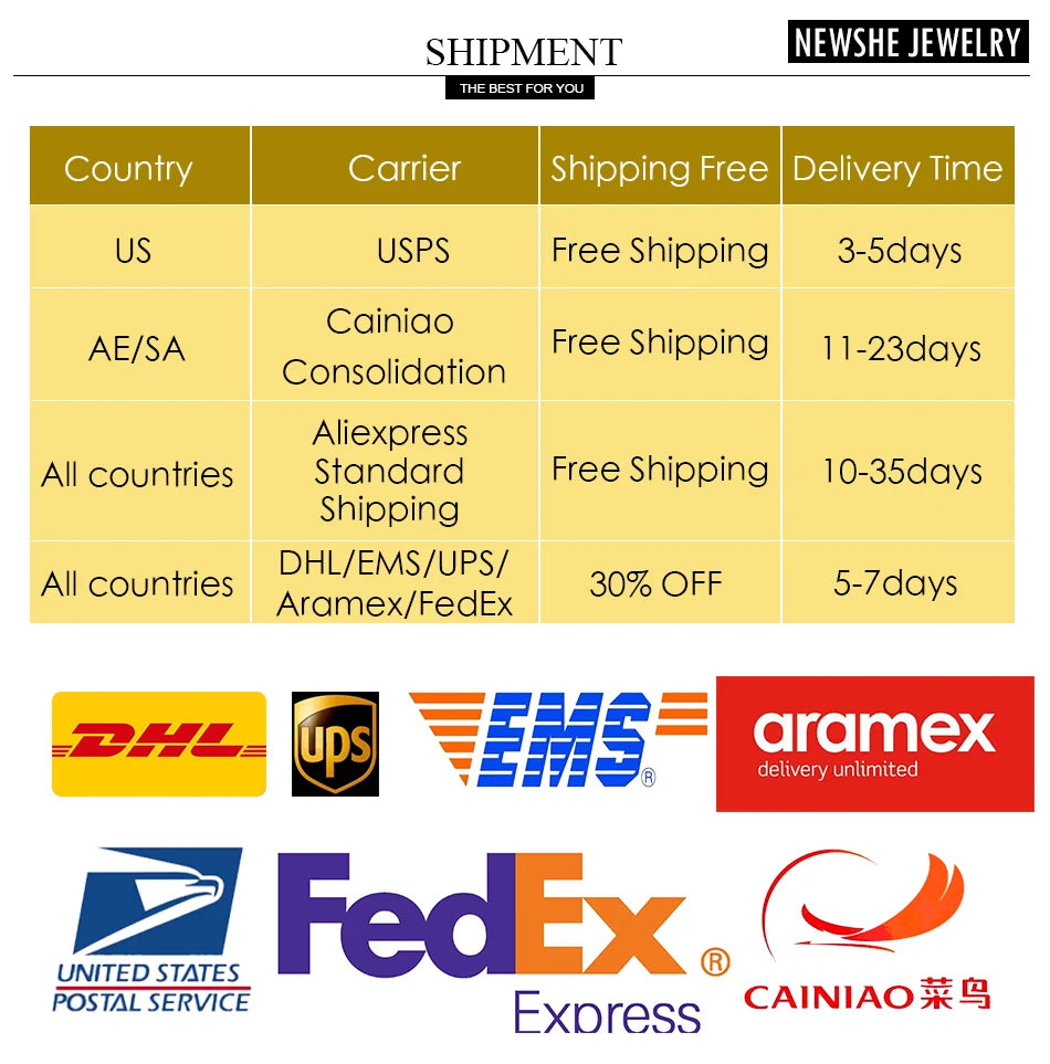 Newshe Original 925 Silver Moissanite Rings GRA Certified D Color VVS1 Diamond Wedding Ring Set for Women Luxury Jewelry