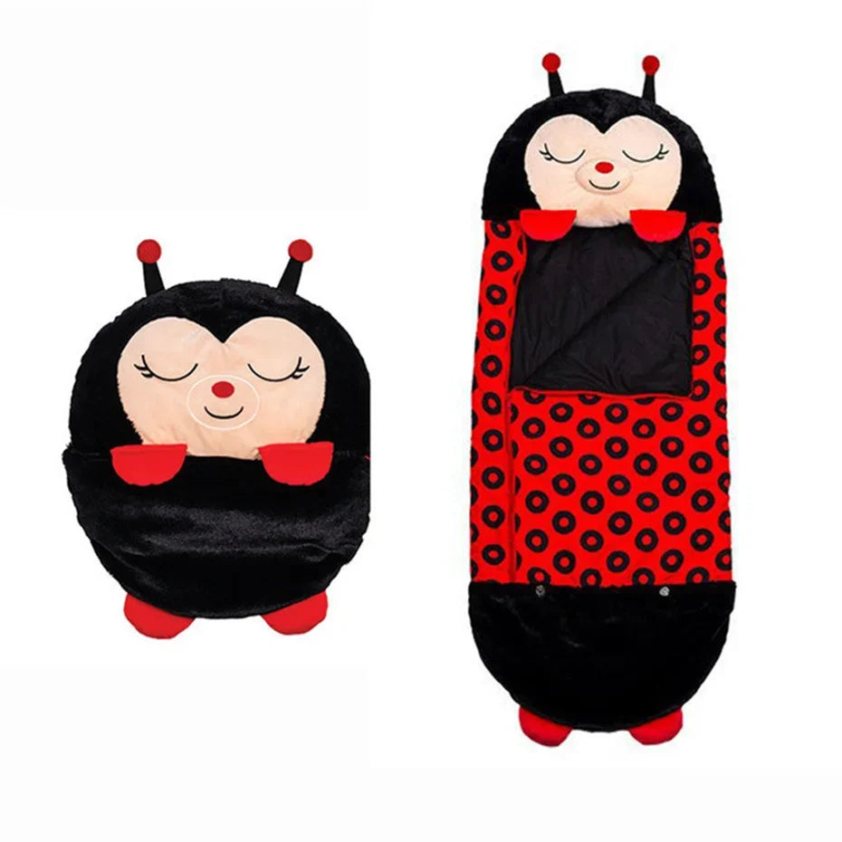 Kids Animal Sleeping Bag Plush Pillow Sleep Sack
