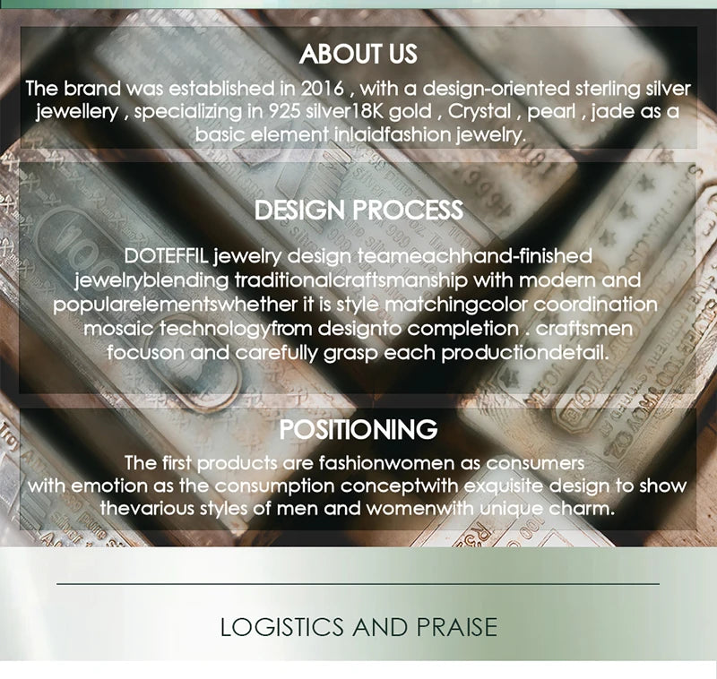 DOTEFFIL 925 Sterling Silver Firework Flower Necklace Earring Set Popular Charm Nice Necklace Earring Sets Women's Jewelry