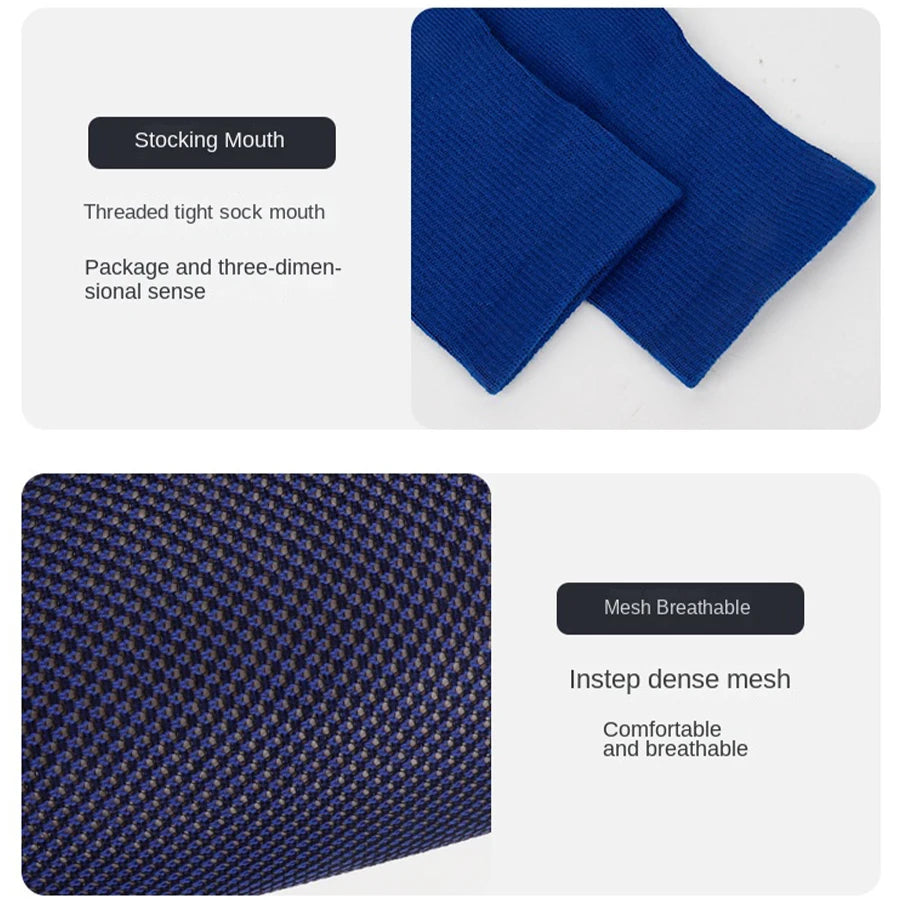 Long professional football socks with shock absorption, anti slip, thick towel bottom, basketball socks, sports socks