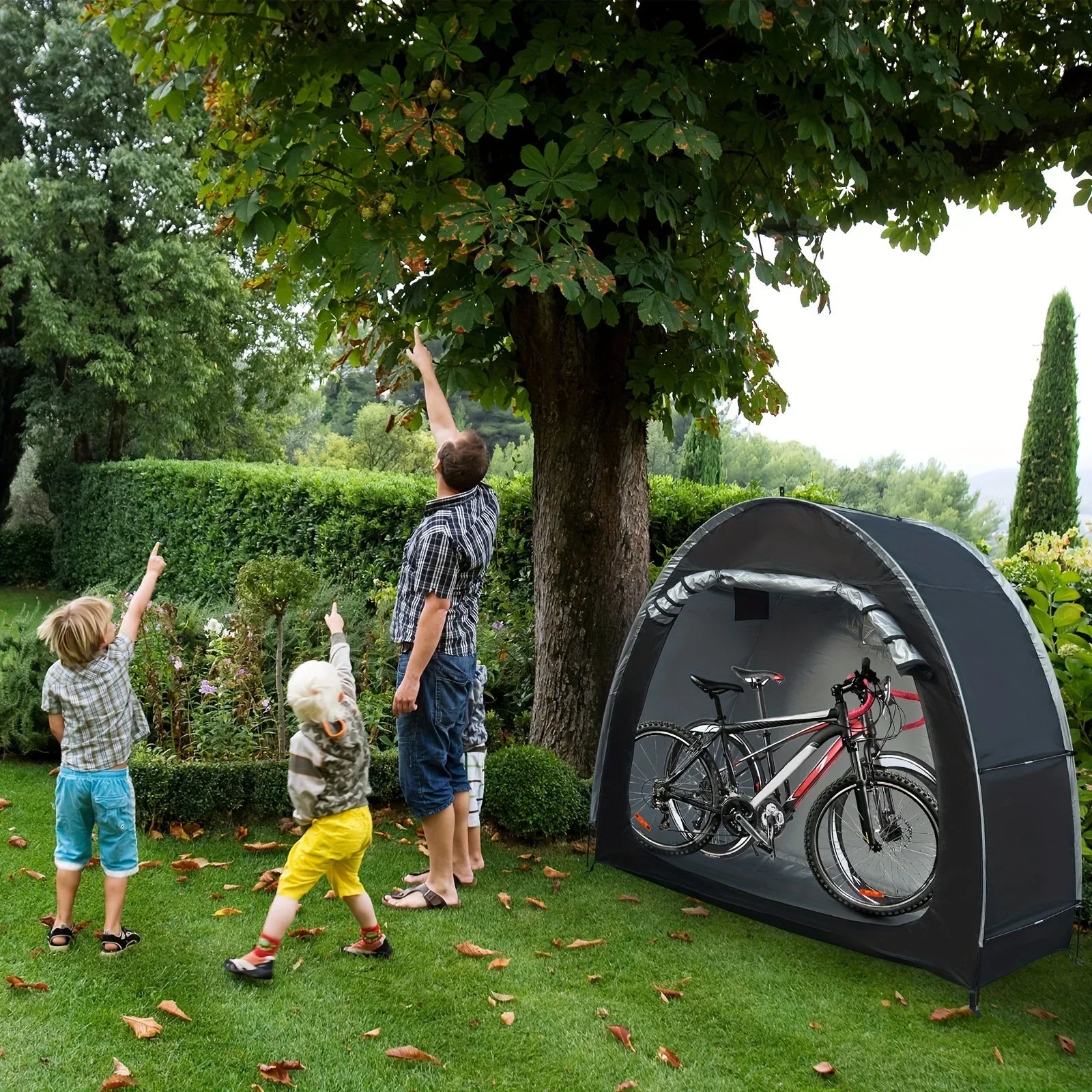 Waterproof Bike Storage Tent for 2–4 Bikes