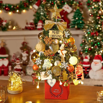 Classic Exquisite Christmas Tree Christmas Creatively Desktop Ornaments Family Festival Party Atmosphere Decoration Supplies