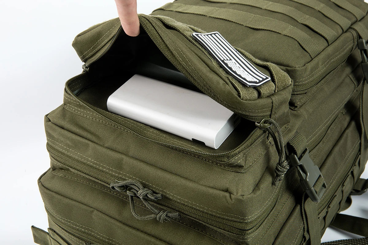 45L Tactical Backpack for Hiking & Outdoor Gear