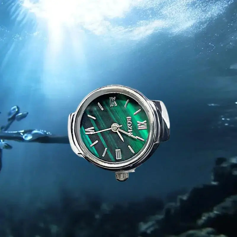 Best-Selling Vintage Look Finger Ring Watch; Alloy Shell Design; Ideal Men's Accessory Women's Gift; Quartz Fashion Watch