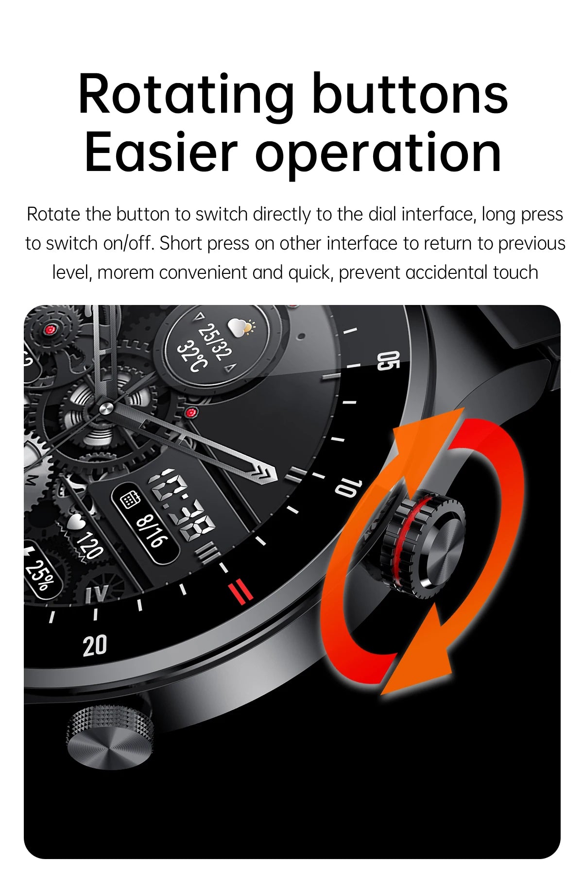 QW33 AMOLED Smart Watch with NFC & Call