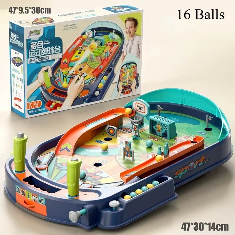 Kids Pinball Table - Two-player game, fun game, improve children's skills