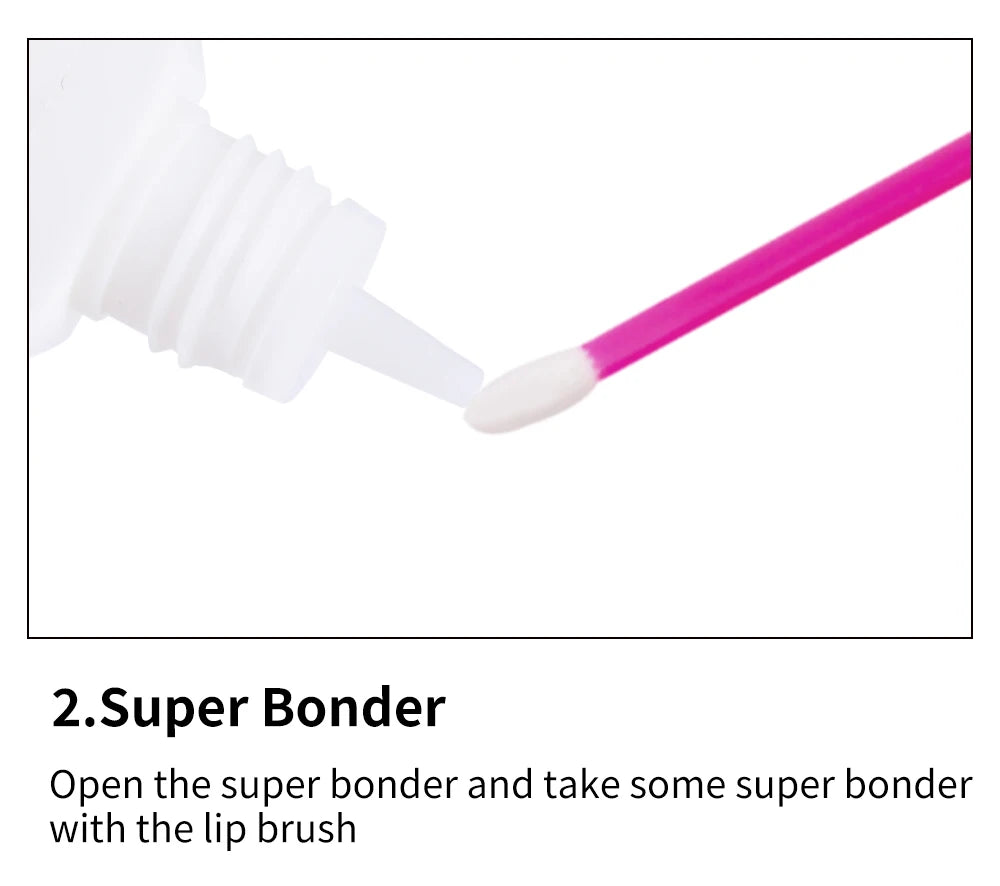 15ml Super Bonder Fixing Agent for Eyelashes Extensions Primer for Lash Glue Help Lash Bonder Adhesive Hardener Professinal