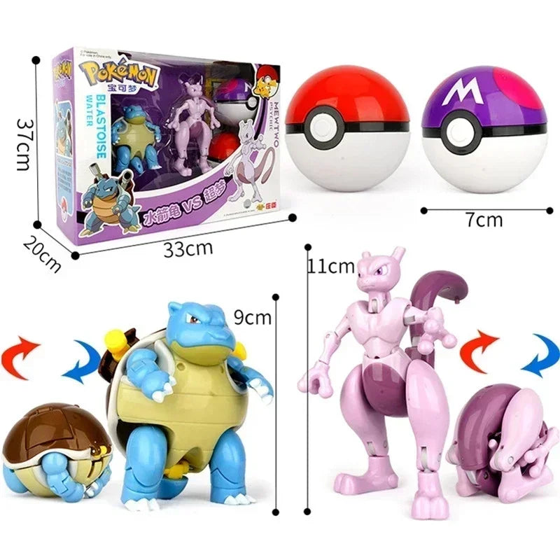 Pokemon Ball Variant Toys Model Pikachu Jenny Turtle Pocket Monsters Pokemones Action Figure Toys Children boy girl Gifts toy