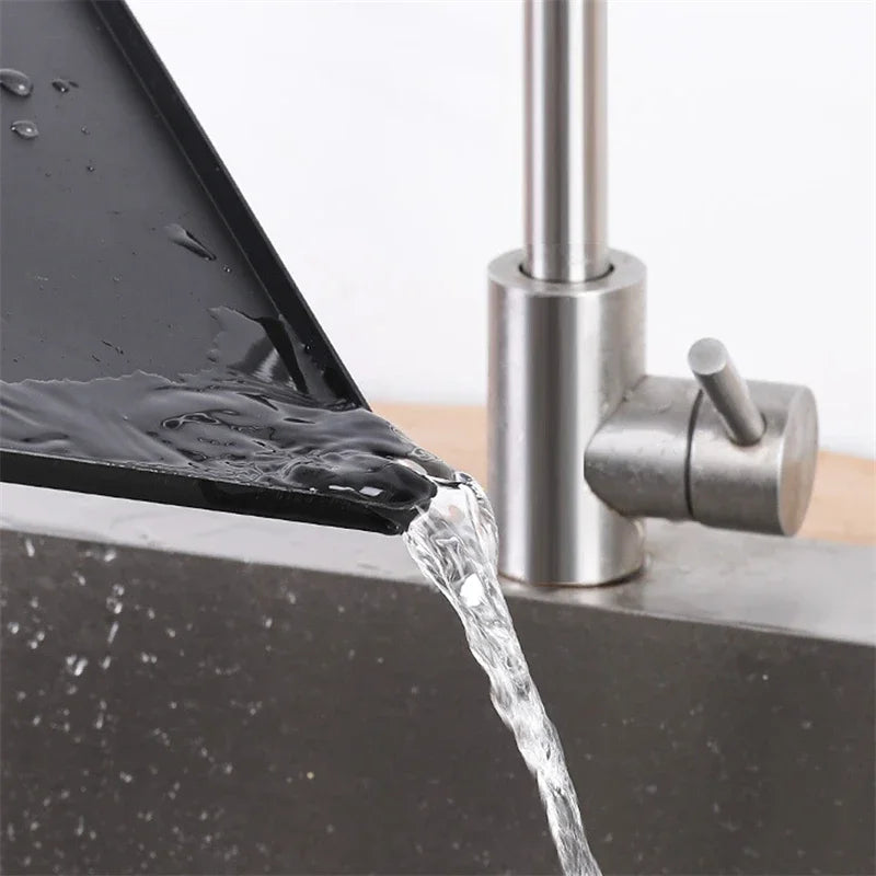 Kitchen Organizer Sink Drain Shelf Dish Drying Rack Bowl Plates Shelf Storage Drawer Desktop Adjustable Holder Home Accessories