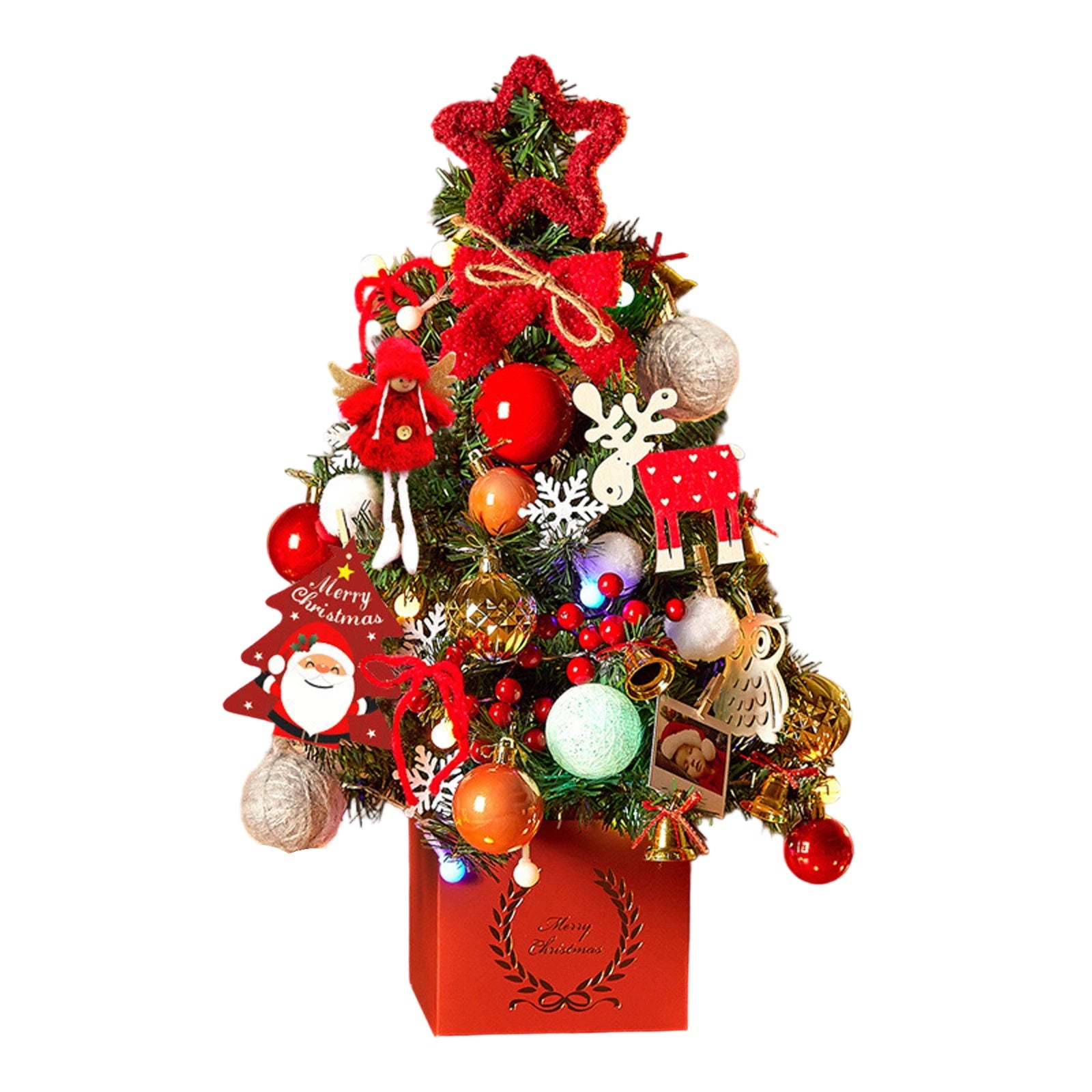Classic Exquisite Christmas Tree Christmas Creatively Desktop Ornaments Family Festival Party Atmosphere Decoration Supplies