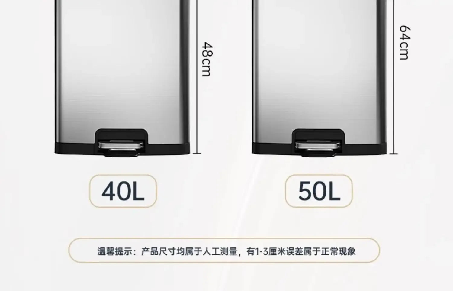 Kitchen Eye-Catching Garbage Can High-Standing Trash Bin Stylish Home Living Room Roller Creative Mobile Bedroom Bin