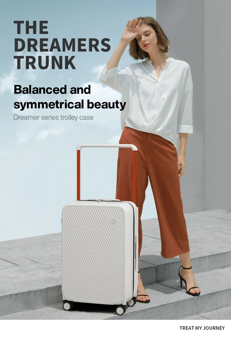 PC Hardside Travel Suitcase with Wide Handle & TSA Lock