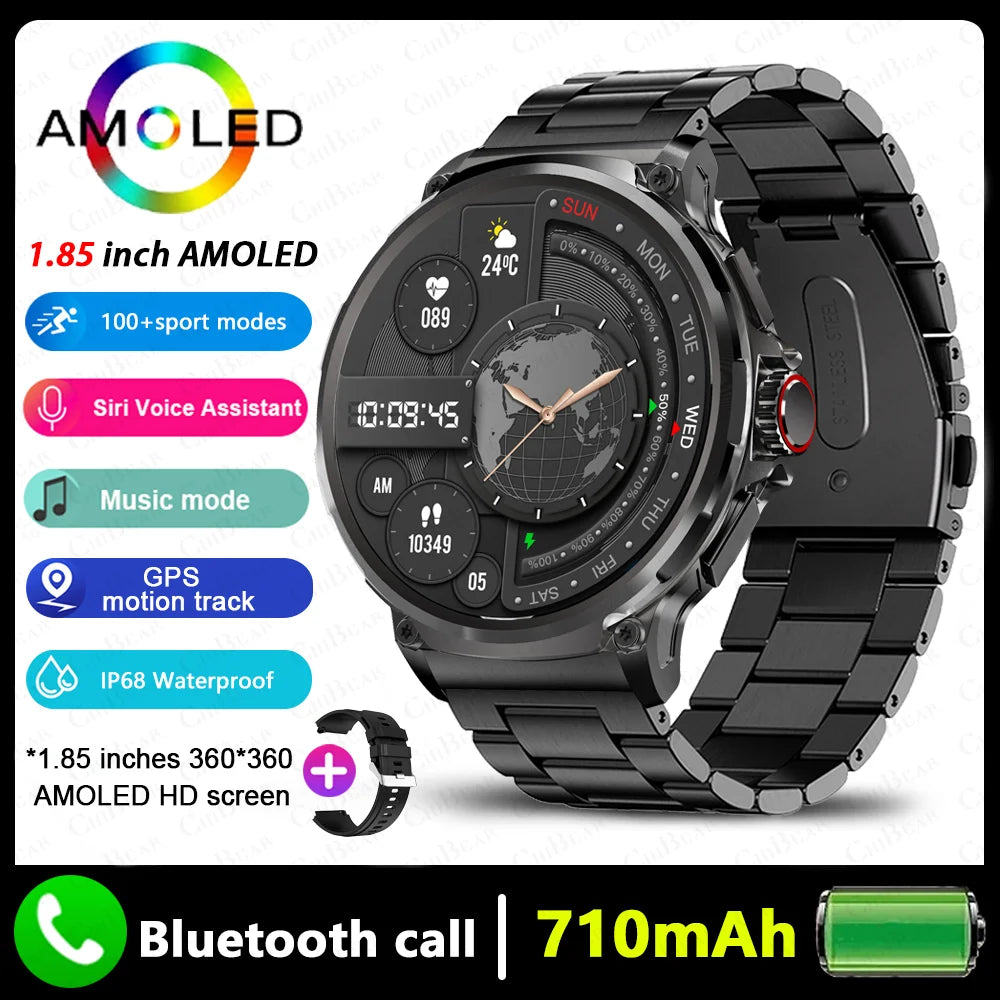 GPS AMOLED Smart Watch with Bluetooth Call