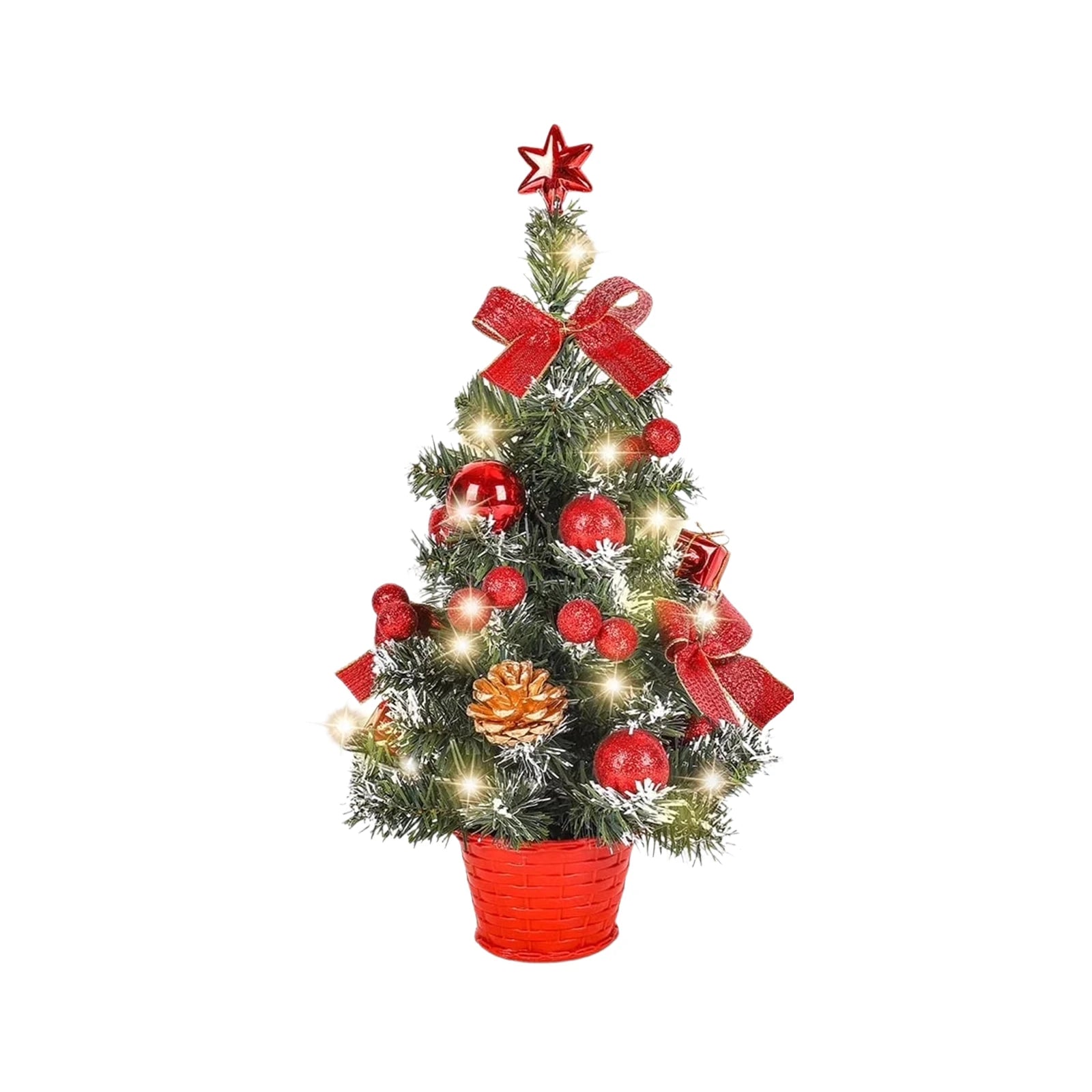40cm Christmas Tree With Lights Mini Christmas Tree Desktop Christmas Tree Desktop Decorations New Year Party Decoration Navidad