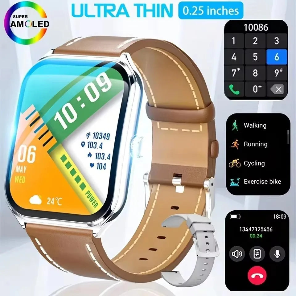 AMOLED GPS Smartwatch with BT Call & Heart Rate