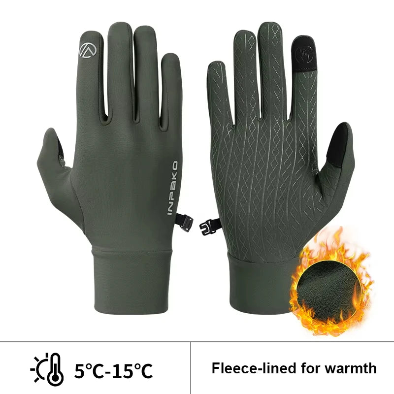 Winter Cycling Gloves Touchscreen Windproof