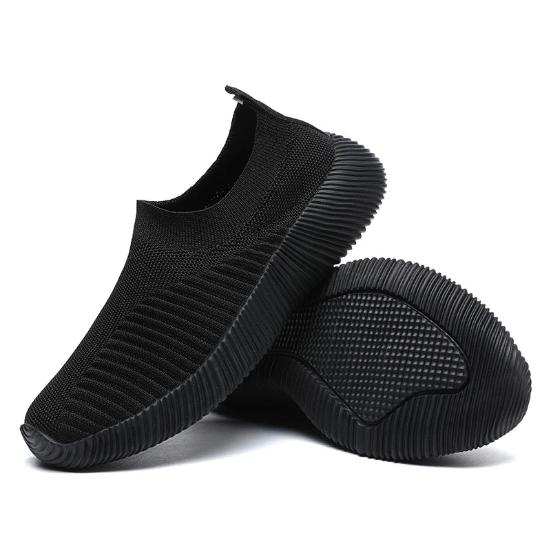 Women’s Slip-On Vulcanized Sneakers Lightweight Flats