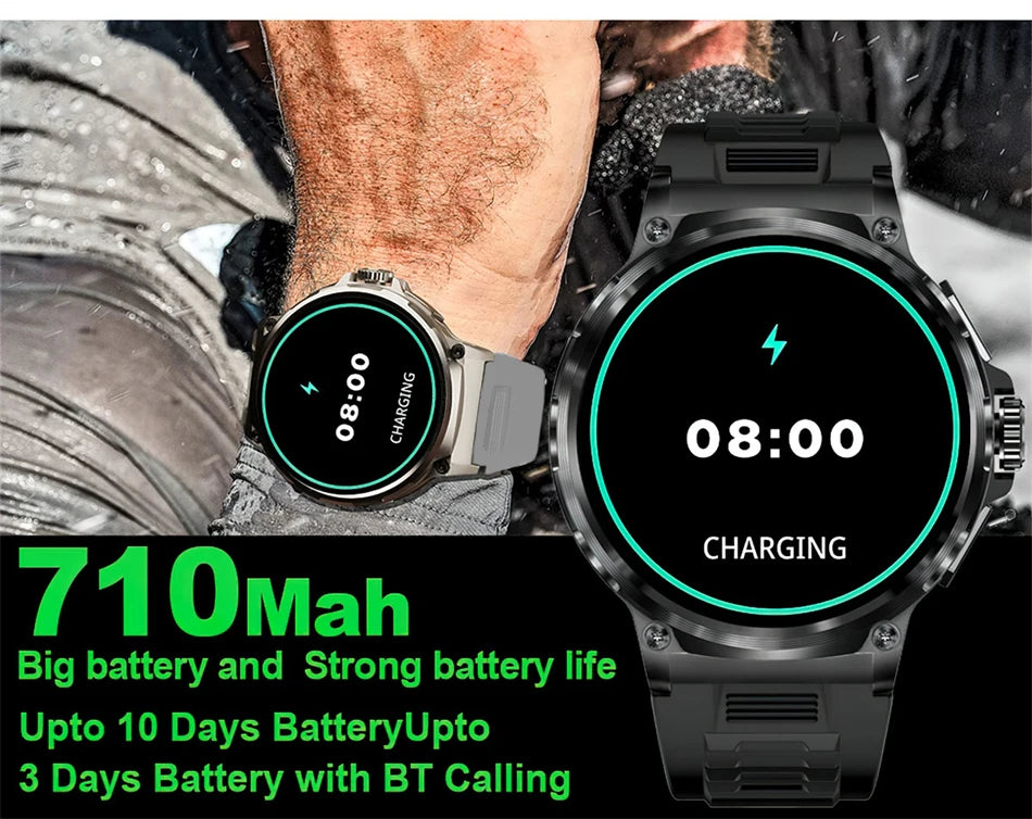 GPS AMOLED Smart Watch with Bluetooth Call