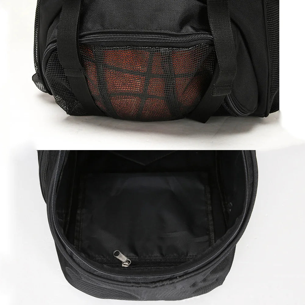 Football Backpack, Football Equipment Kit, Storage Bags, Travel Backpack, Multi-use, Soccer, Basketball, Sports, Gym Bag