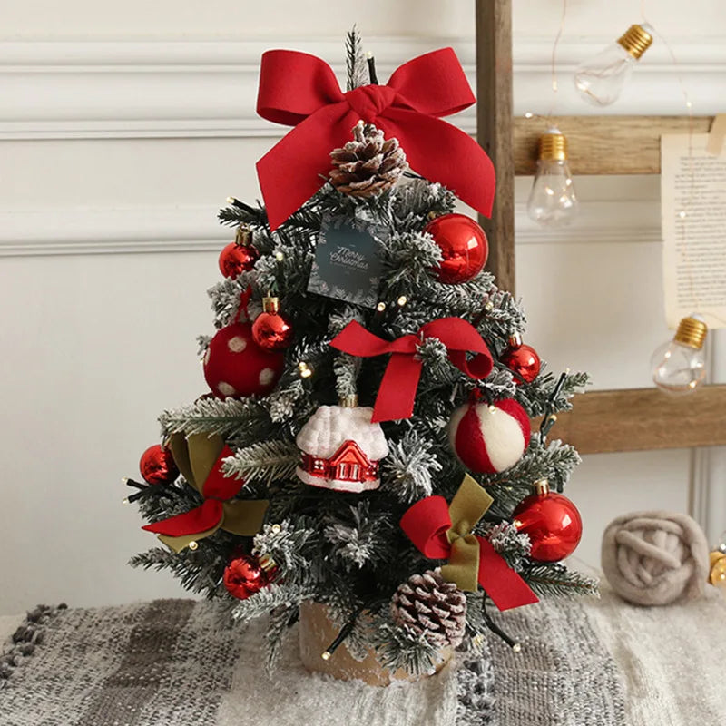 Popular Christmas Decorations DIY Small Christmas Tree 45/60CM Desktop Christmas Tree Ornament Window Decoration