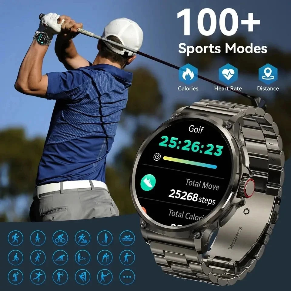 GPS AMOLED Smart Watch with Bluetooth Call