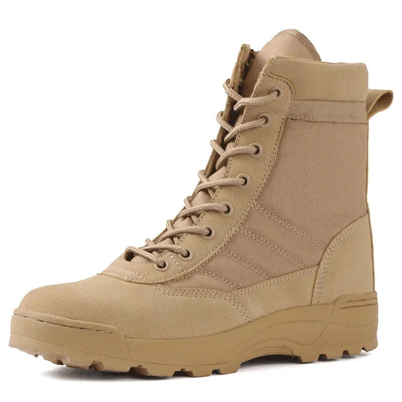 Men’s Tactical Combat Boots – Outdoor Hiking & Work Shoes