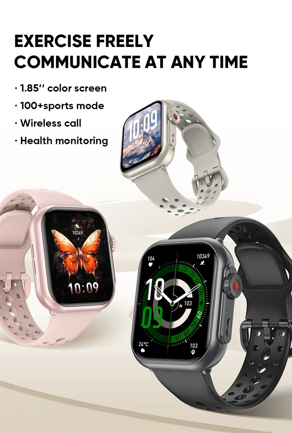AMOLED Smart Watch with Bluetooth Call & GPS
