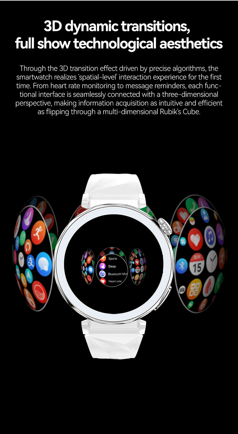 GT5 Mini Smartwatch with GPS NFC & Bluetooth Call