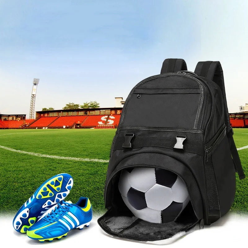 Football Backpack, Football Equipment Kit, Storage Bags, Travel Backpack, Multi-use, Soccer, Basketball, Sports, Gym Bag