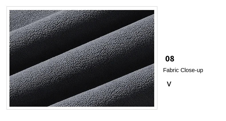 Winter Warm Cashmere Jacket Mens High-end Ski Fleece Iined Thickened Hoodie Coat Casual Womens Outdoor Camping Cold-proof Jacket