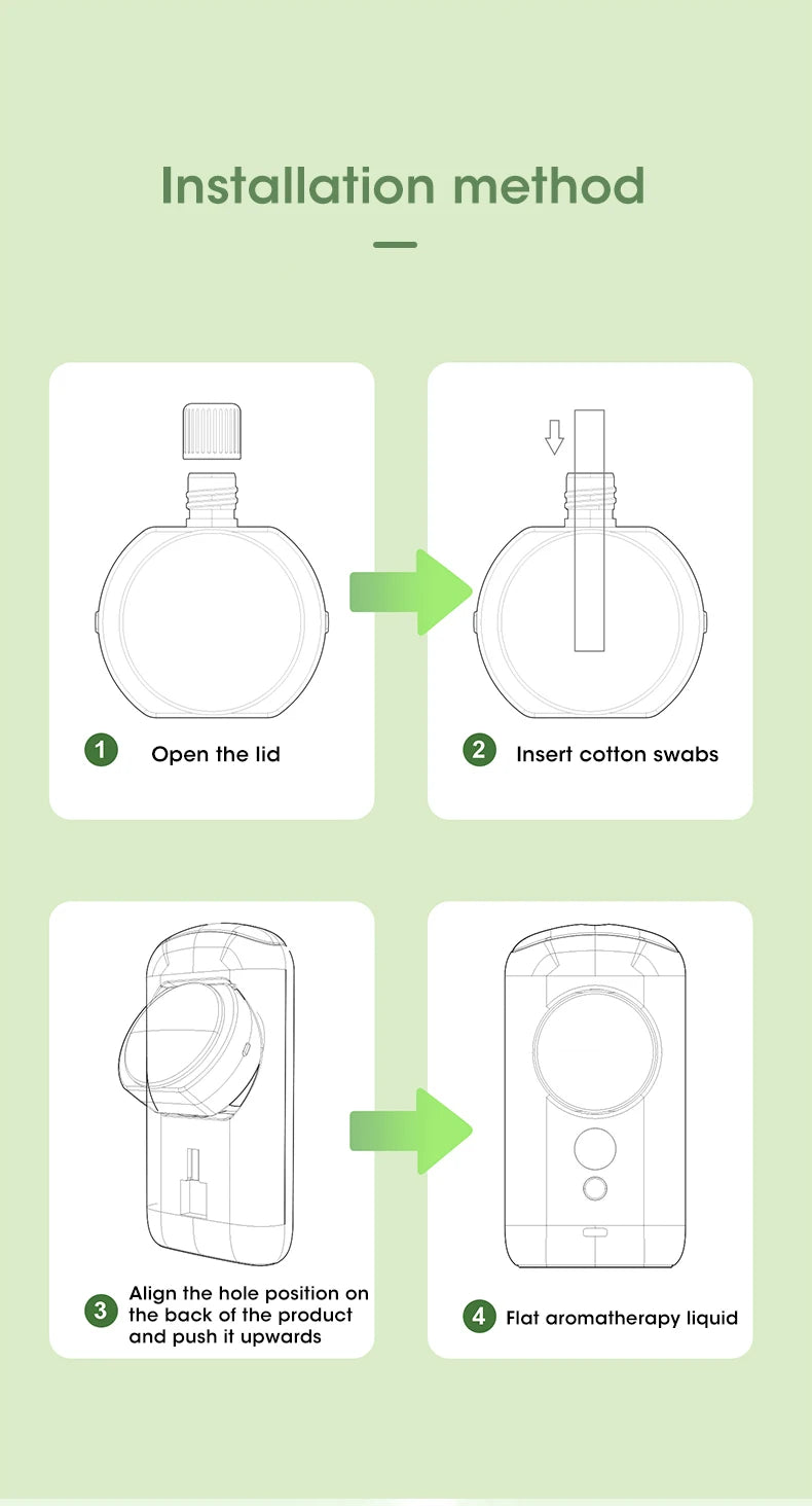 Mini Smart Aromatherapy Diffuser  Air Purifier Freshener Deodorizer Auto Sprayer Essential Oil for Desktop Toilet