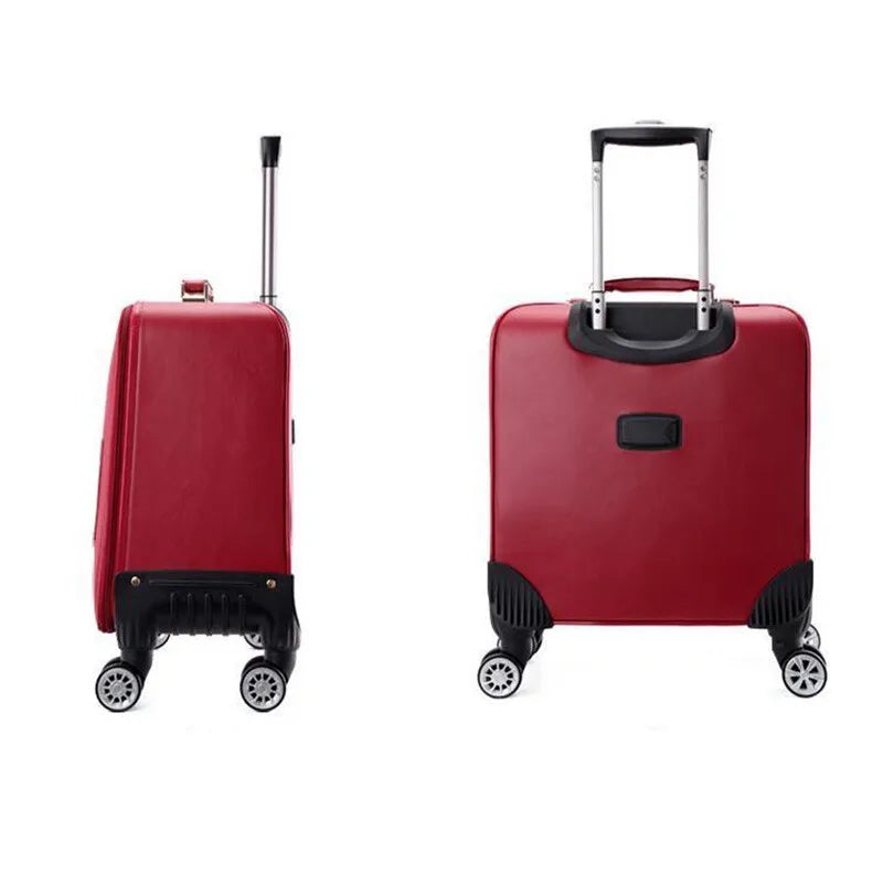 Women's Wedding Luggage Suitcase -Carry-On Trolley with Wheels, Lightweight Travel Bag for Air Travel, Business Trips