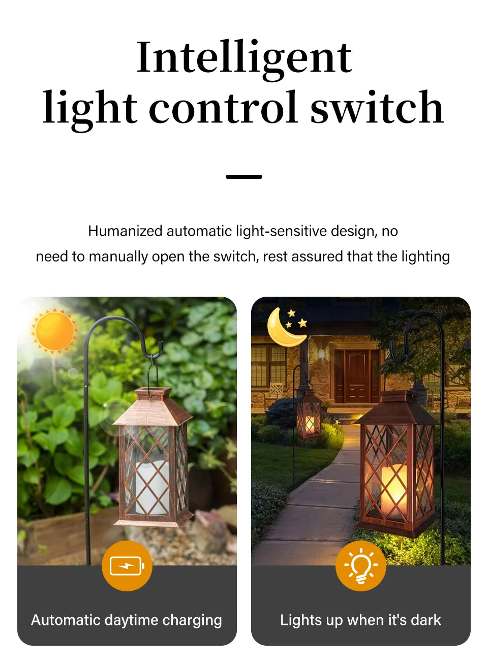 Garden Solar Palace Lantern Led Light Lawn Landscape Hanging Atmosphere Candle Lamp Floor Outdoor Solar Garden Decor Lighting