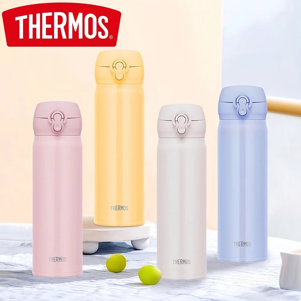 THERMOS Stainless Steel Vacuum Bottle – 350/500ml Hot & Cold