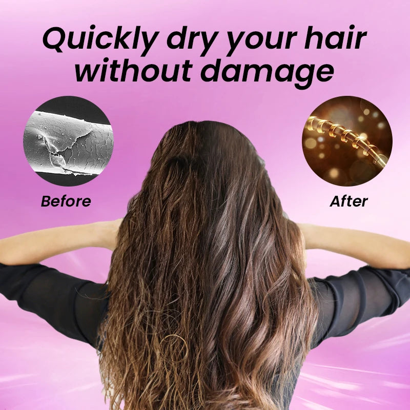 VoluVibe Professional Ionic Hair Dryer – Fast Dry, Low Noise